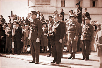 Home Guard parading