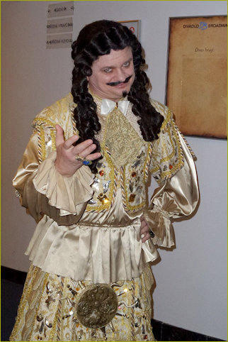 Vilem as Ludvig in the musical