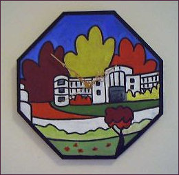 Midland Hotel image on clock