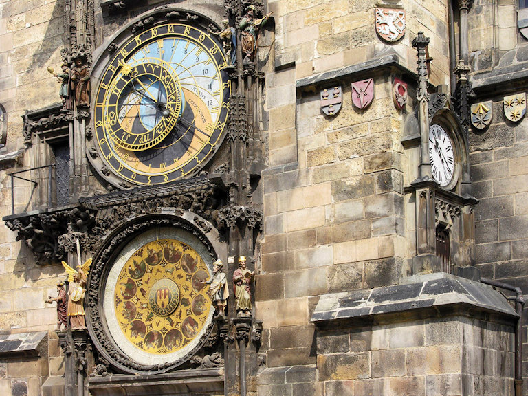 Clock in Prague