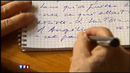 The author's hand