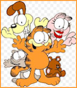 Garfield Odie Arlene Pooky