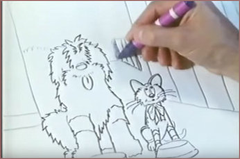 Mop and Smiff outline drawing