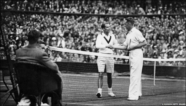 Handshake at the net