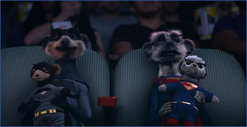 All comfy in their cinema seating