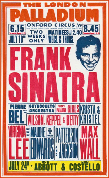 WKB share Palladium billing with Sinatra 1950