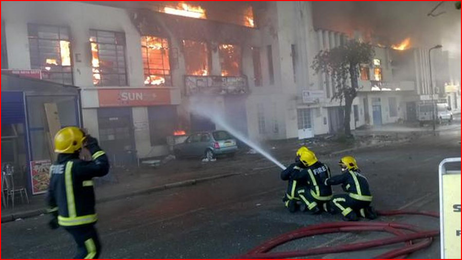 Philco Factory on Fire 2015