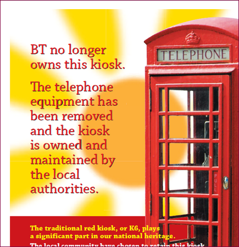 Adopt a kiosk BT poster