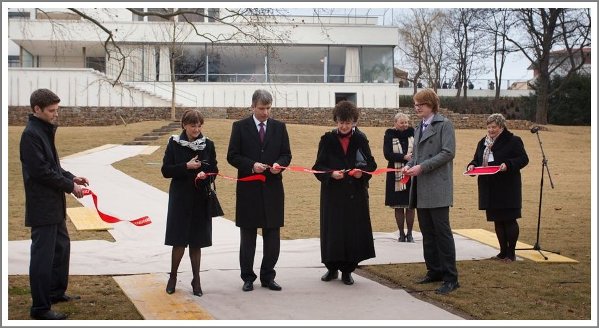 Ribbon cutting