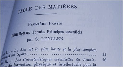 Part one - Lenglen