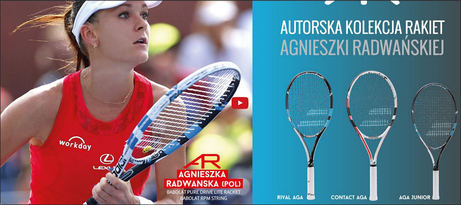 Aga and her Babolat Range