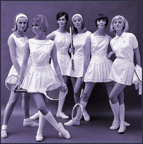 1960s tennis fashion