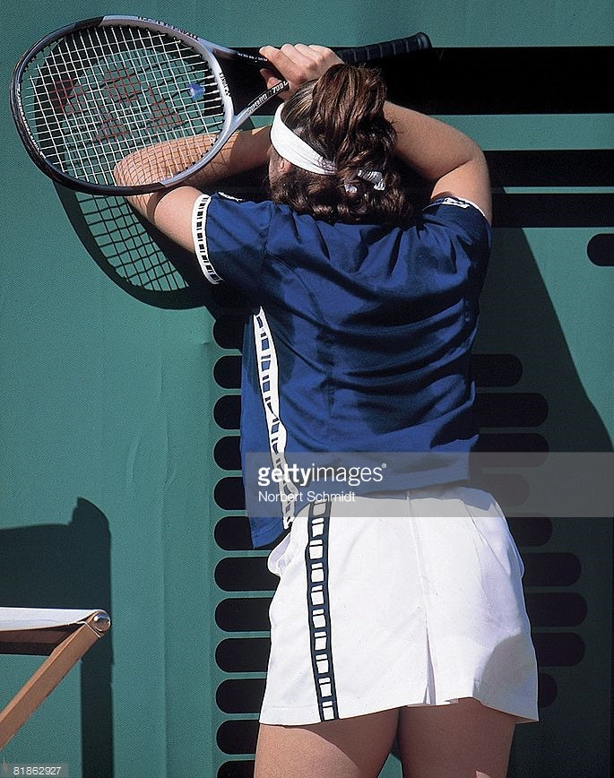 Hingis in despair 1999