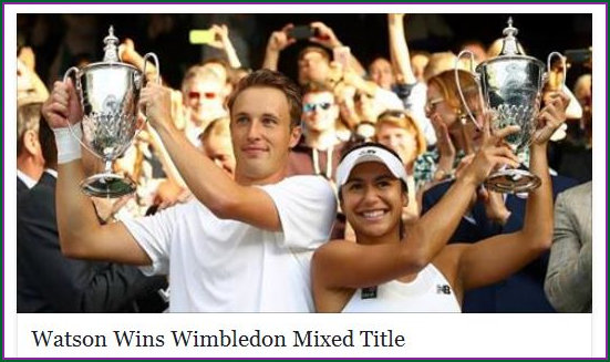 Heather Watson - Mixed Doubles Champion