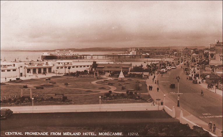 Don Cafe on Central Pier Morecambe from the Midland Hotel