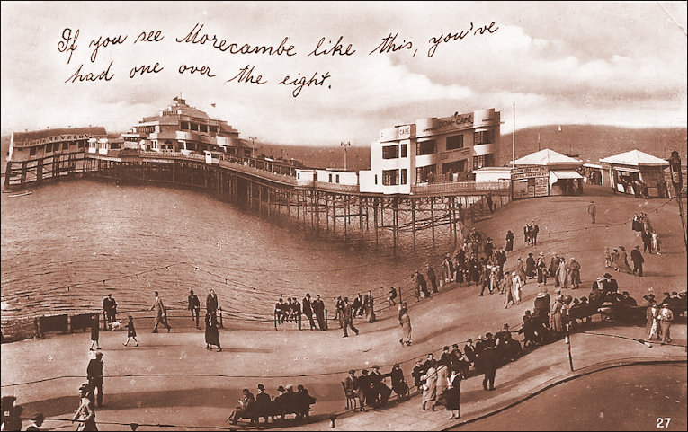 Don Cafe on Central Pier Morecambe - Seaside humour