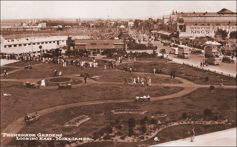 Central Promenad and pier Morecambe
