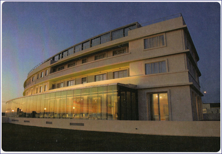 Rear of Midland Hotel at Night