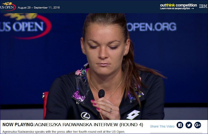 Post match interview US Open 2016