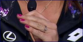 Aga's engagement ring