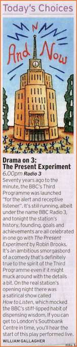 Broadcasting House Radio Programme cutting