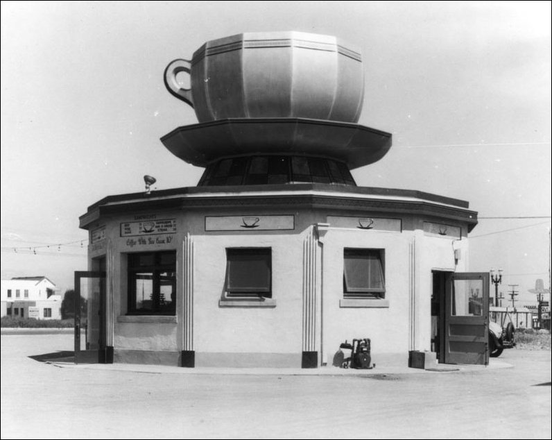 Coffee Cup programmatic-style building