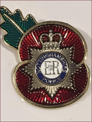 Nottinghamshire Police Poppy