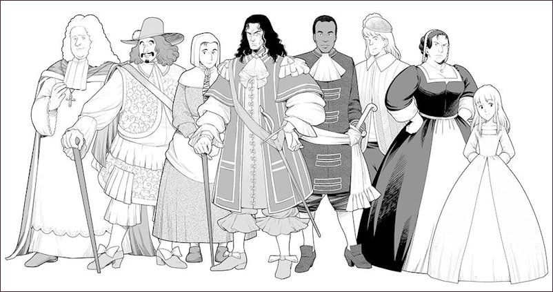 Angelique characters Book 3