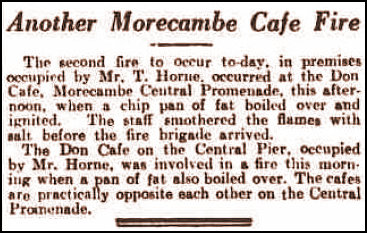 Pier Cafe Fire report 1935
