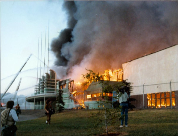Aftermath of fire