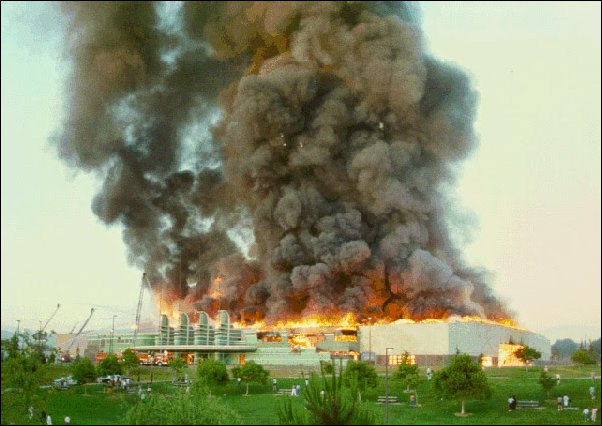 Pan Pacific on Fire