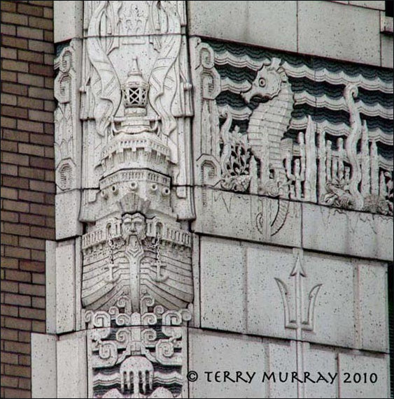 Seahorse on Marine Building