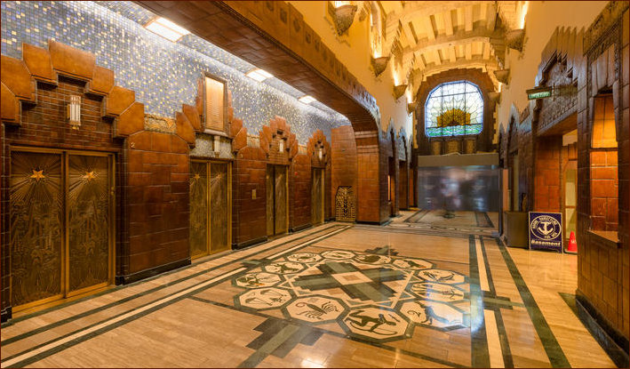 Zodiac images in Marine Building
