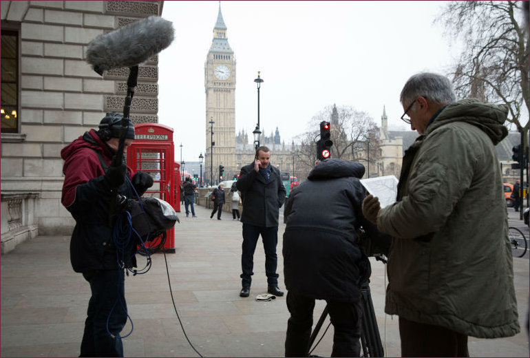 Action shof of Toadie in Londond