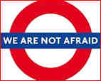 Not afraid Tube sign