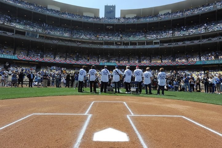 Birds Eye View Dodgers Stadium