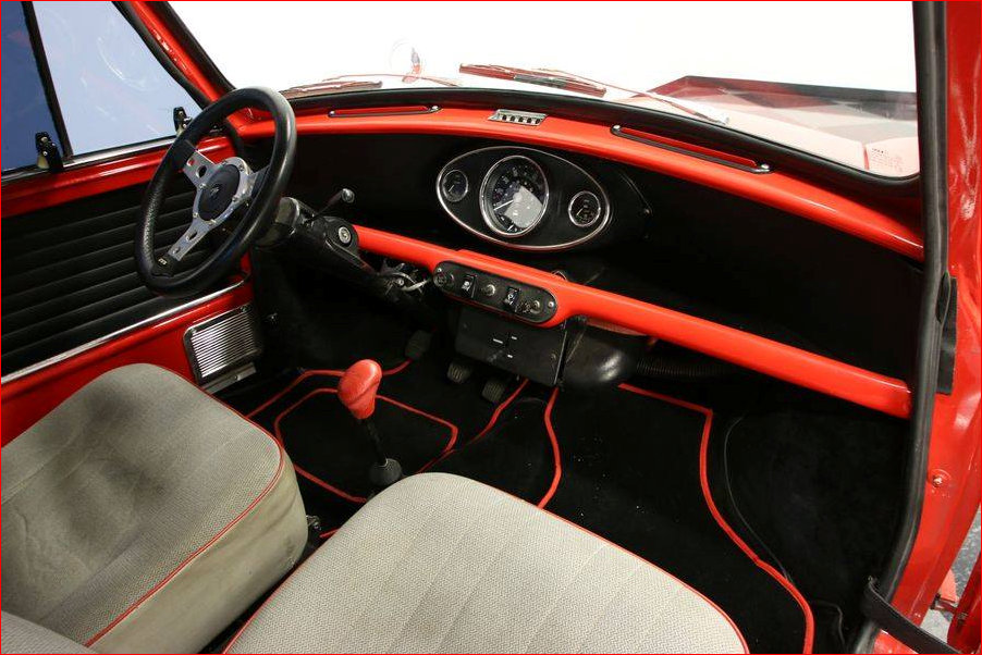 Royal Mail Mini Van interior close up