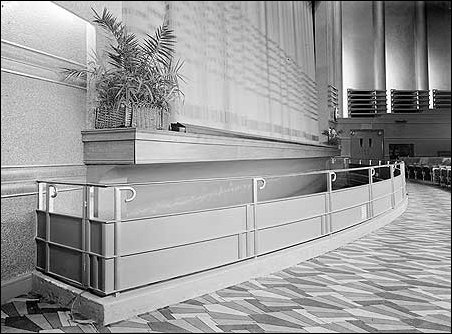 The orchestra rail Odeon Muswell Hill