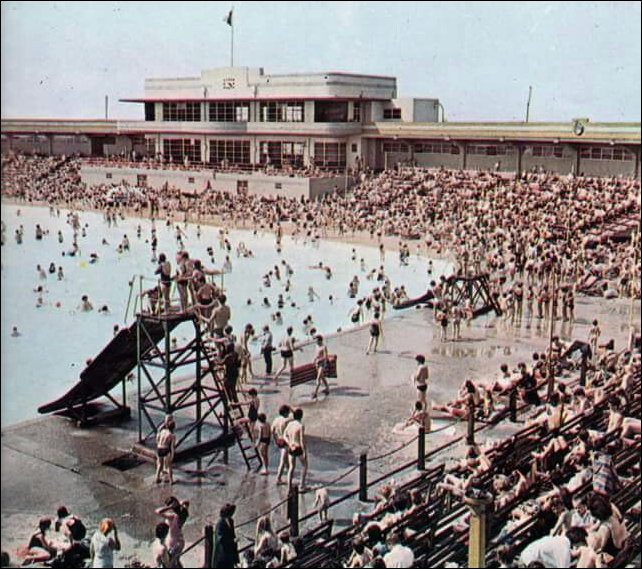 Professionally tinted view of the swimming pool