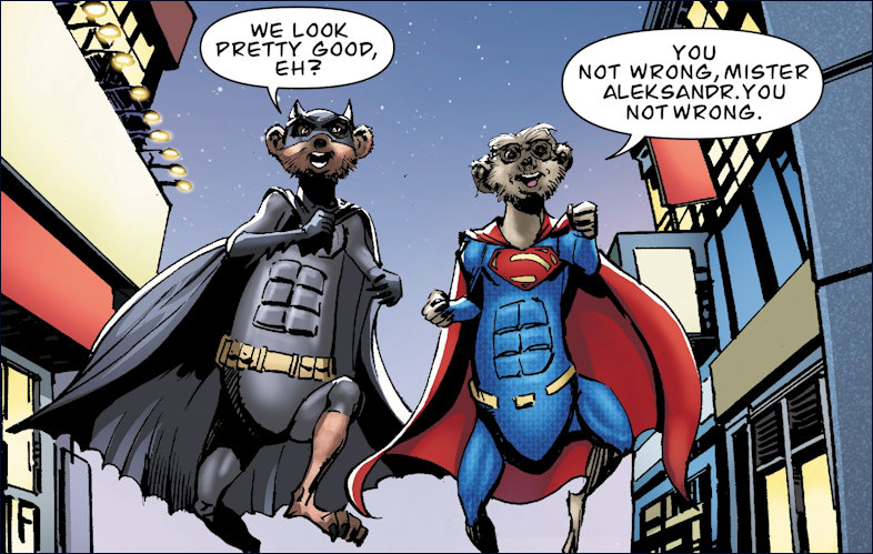 Action shor from comic book