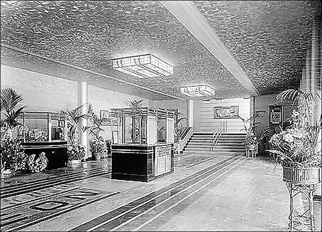 Projected entrance hall of the Odeon Lingstanding