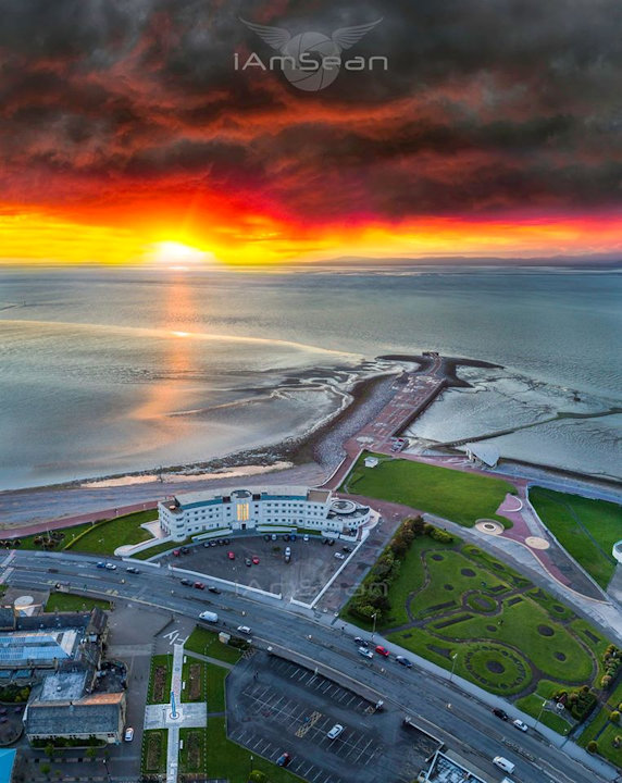2017 Aeriel view of the Midland Hotel April