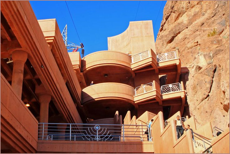 Viewing balconies for the multi-storey car park