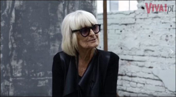 Barbara Hulanicki interviewed at the Viva Studios in Poland