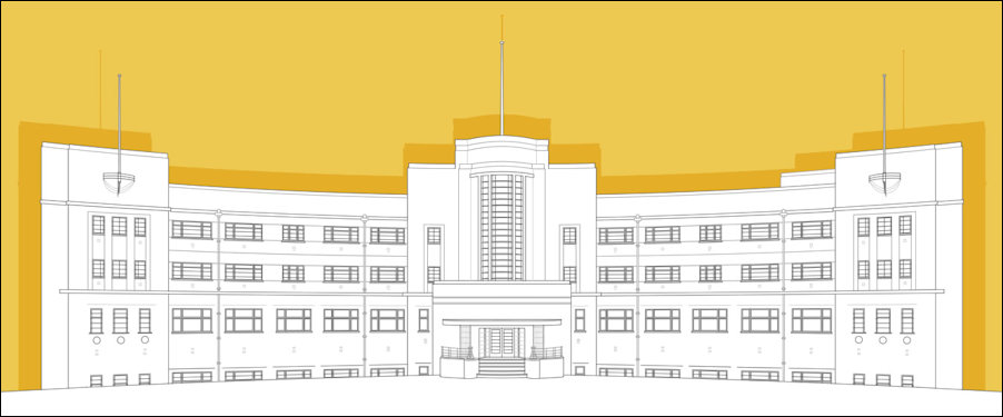Ocean Hotel given the Modernist Britain look