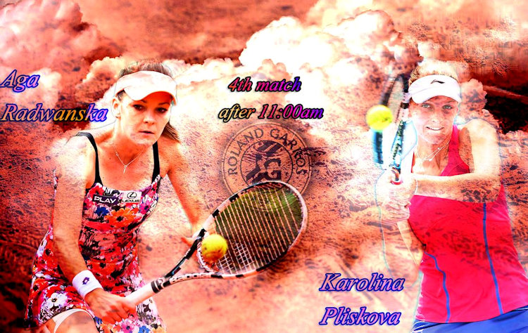 Aga squares up tp Pliskova French Open 2014