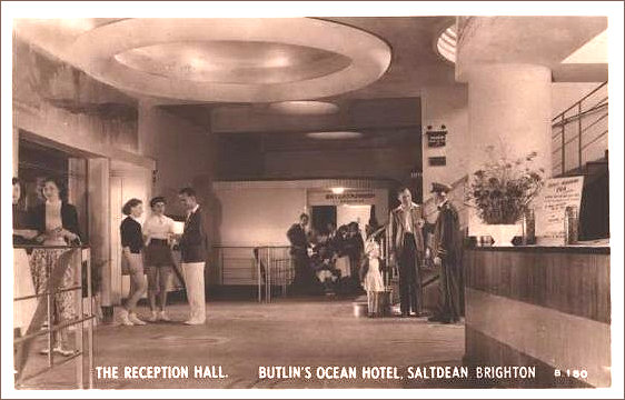 Butlins reception area