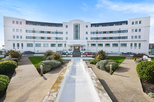 Art Deco masterpiece: The Grand Ocean Hotel at Saltdean, near Brighton