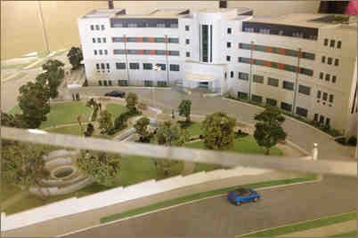 Ocean Hotel Miniaturised Model Front