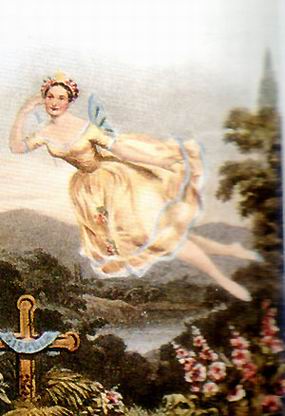 Carlotta Grisi: Giselle as a Willi, floating above her own grave